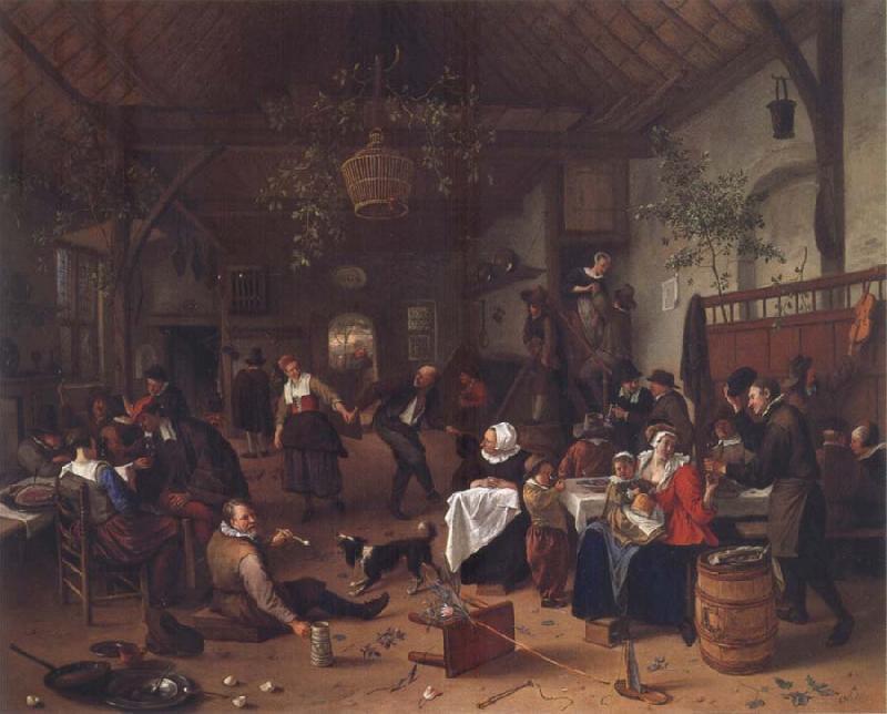 Jan Steen Merry Company in an inn